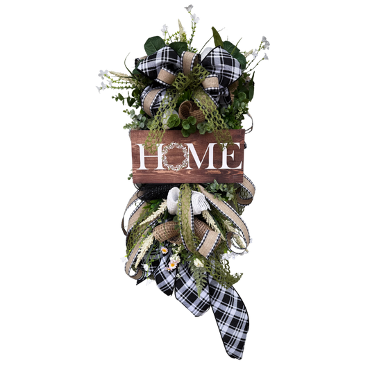 Rustic Farmhouse Home Swag