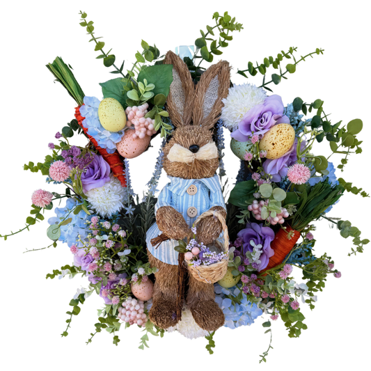 Brown Bunny Wreath