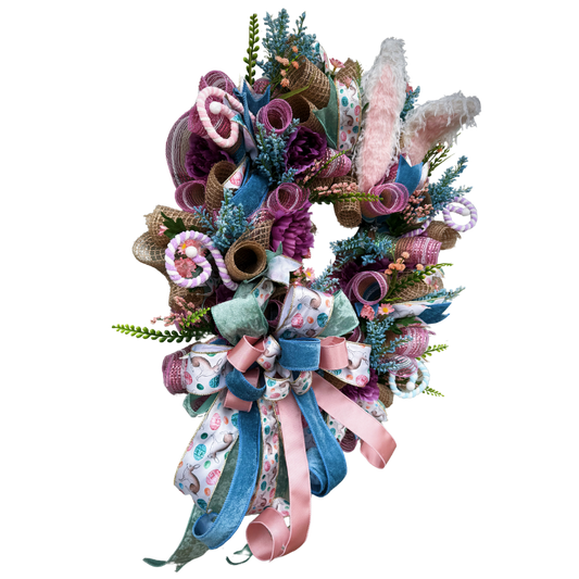 Bunny Ears Spring Wreath