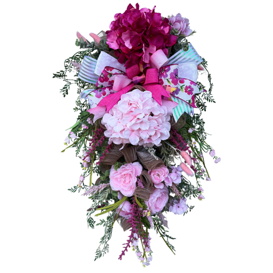 Pink Floral Swag